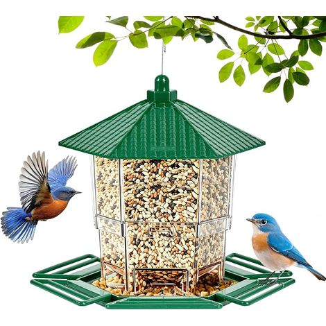 Mangeoire à oiseaux à suspendre - 800 ml - Résistant aux intempéries (1/5)