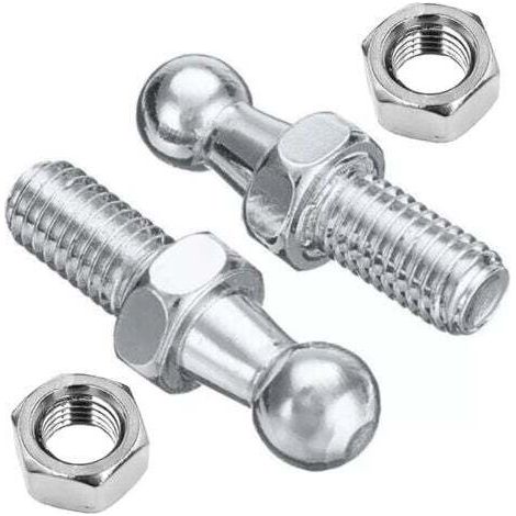 Rotule De Verin Rotule M8 - Boulon M8 2 pièces Boulon à rotule professionnel M8 Repalcement pour vérins à gaz Bouchon à extrémité sphérique (1/5)