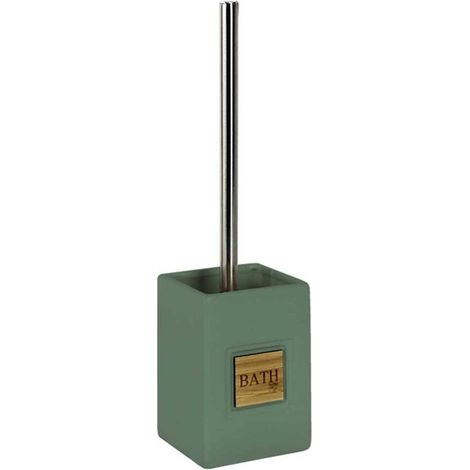Brosse WC Vintage "Cerawood" 36cm Kaki