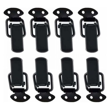 8 Pcs Moraillon Fermeture Serrure Tension En Acier Inoxydable Serrure Caisse Verrouillage Du Levier Verrouillage Bascule Basculer La Fermeture Pour Coffret Boîte Tiroir Armoire Coffre Out