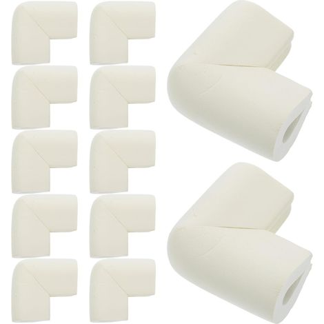 12 protège-coins pour meubles, mousse, blanc, pour armoires (1/5)