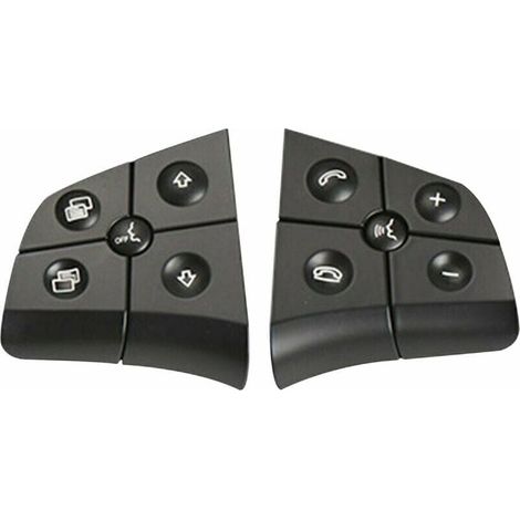 Paire pour mercedes-benz classe ML W164 interrupteur au volant classe B W245 interrupteur multifonction R bouton noir 5 boutons