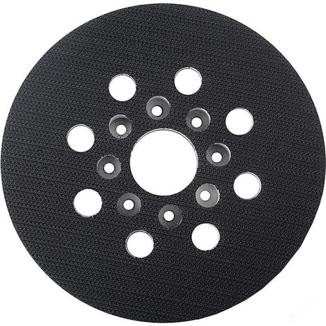 125 mm Plateau de ponçage Compatible avec Bosch GEX 1251 AE, PEX 220 A, PEX 220 AE, Skil 7402/7490 (1/4)