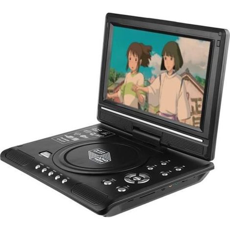 Lecteur DVD Portable - Non spécifié - 9.8\" LCD - Fonction Radio - Fonction TV - Batterie 800 mAh (1/4)