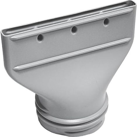 Raccord Tuyau d'évacuation Climatiseur Mobile - Pour Ø13-15cm - Adaptateur Plat Tuyau d'évacuation Climatisation - Pour Climatisation Mobile, Extraction, Sèche-linge - Gris (1/5)