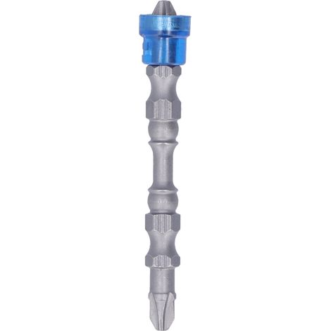 Lot de 10 embouts cruciformes S2 double face pour visseuse électrique, à forte aimantation, 1/4 de pouce, haute résistance (lot de 10 par sachet) (1/5)