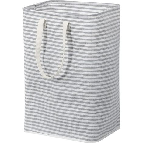 Panier a linge pliable, Paniers à pliables, Bac avec poignée, Corbeille pour les chambres coucher, salles de bains (1/5)