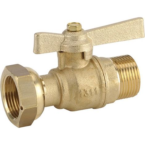 Robinet de compteur droit avant compteur 4MS mâle - Série 636 EP 20x27 - M 20x27