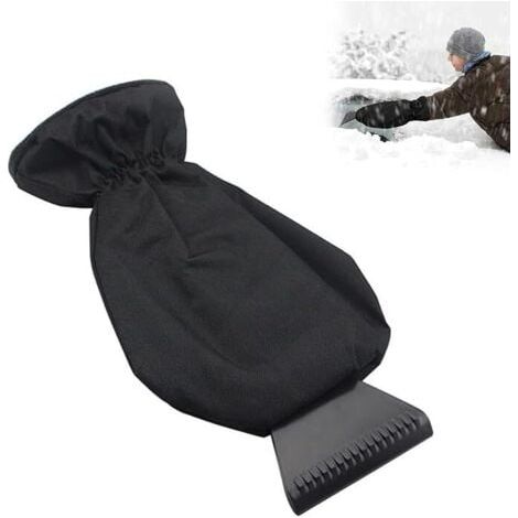 Grattoir Vitre Voiture avec Gant,Gratte Givre Pare-Brise,Grattoir Vitre Voiture,Grattoir à Glace avec Gant raclette Pare Brise,Grattoir à Glace,pour vitres arrière de Pare-Brise et vitres latérales (1/4)