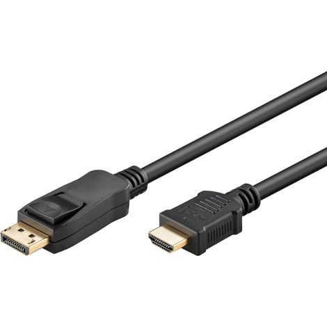 Goobay 64835 adaptador de cable de vídeo 5 m DisplayPort HDMI tipo A (Estándar) Negro
