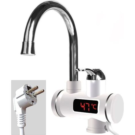 Robinet électrique 220V, chauffe-eau électrique instantané, petit chauffe-eau électrique instantané, chauffage intelligent (1/5)