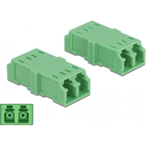 Delock Acoplador LC Duplex hembra a LC Duplex hembra 4 piezas