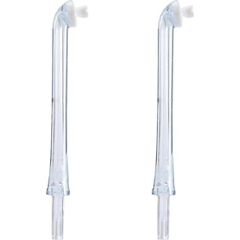 Lot de 2 embouts de haute qualité pour hydropulseur AirFloss HX8331, HX8332, HX8340, HX8341, HX8381 et HX8401. (1/5)