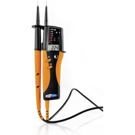 HT Instruments HT8 Zweipoliger Spannungsprüfer CAT III 690 V, CAT IV 600 V Akustik, Bargraph, LCD,