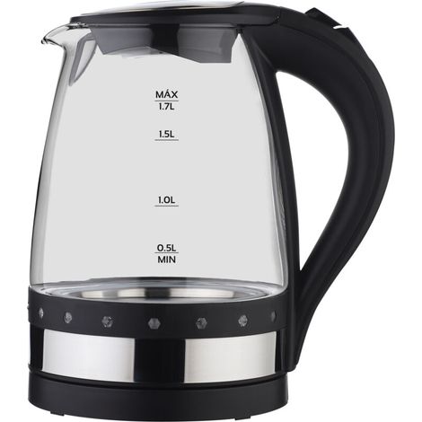 Bouilloire électrique en verre Küken 2200w 1,7l