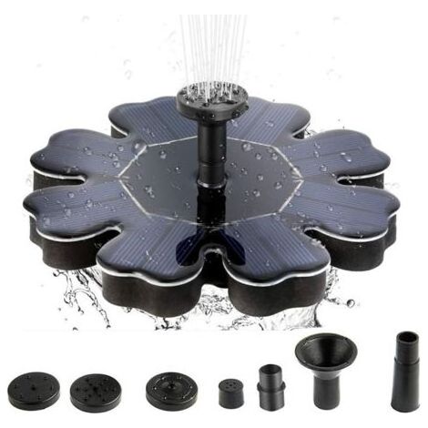 Solar-Wasserbrunnen 8V 1,6W Solarpanel Durchmesser 170mm (1/5)