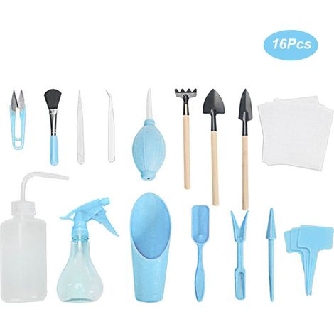 Kit de 16 outils de jardinage mini pour plantes succulentes, DIY jardinage et plantation. (1/5)