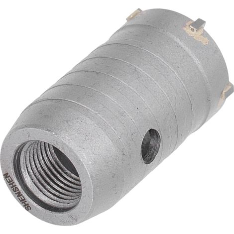 Scie cloche 40mm en carbure pour perceuse, foret ouverture mur béton brique pierre, argent, 1 pièce (1/5)