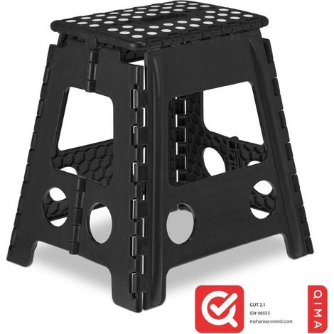 Klapphocker xl schwarz