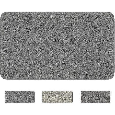 Tapis d'entrée intérieur anti-salissures, lavable en machine, antidérapant, en microfibre super (1/5)