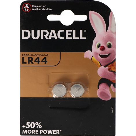 Duracell LR44, V13GA, GPA76, 82, LR1154, 357A, 2er Pack (1/5)