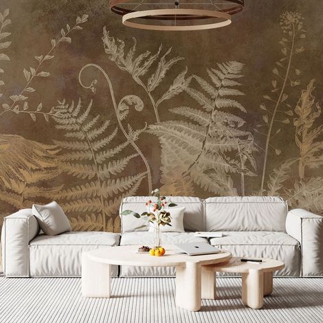 Papier peint panoramique - Plantes sauvages - 130 cm x 78 cm (1/4)