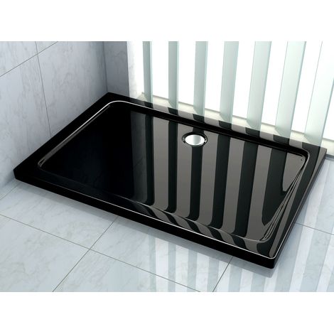 Duschtasse 80 x 90 cm (schwarz)