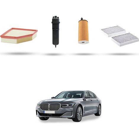 Kit tagliando 4 filtri compatibile con Bmw serie 7 (G11,G12) 725d 170kw dal 2016 (1/5)
