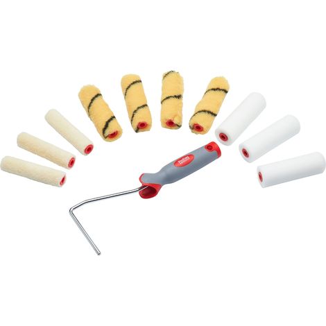PRODEC, Set di mini-rulli per pittura, 10 pz.,10 cm- PRRF005 (1/5)