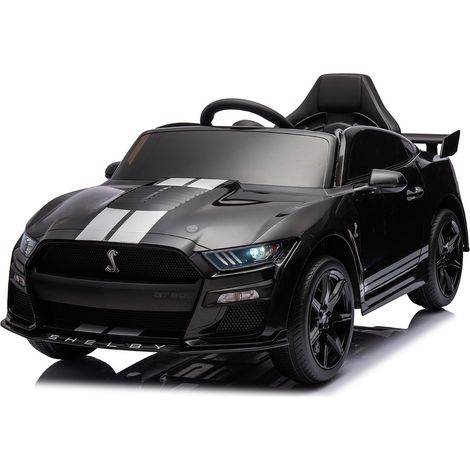 Macchina Elettrica per Bambini Licenza Ufficiale Ford Mustang Shelby Telecomandata 10,8V 3,1Ah Nero