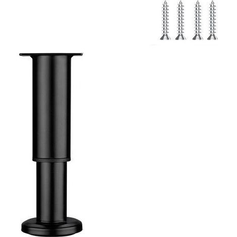 Pied de Meuble Rond Réglable en Hauteur (18-30 cm) - Support pour Commode, Table et Canapé (1/5)