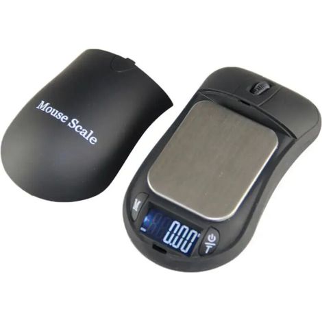 Balance de poche créative en forme de souris avec écran LCD, 200 g/0,01 g, idéale pour la bijouterie et la cuisine.-AquaForge (1/5)