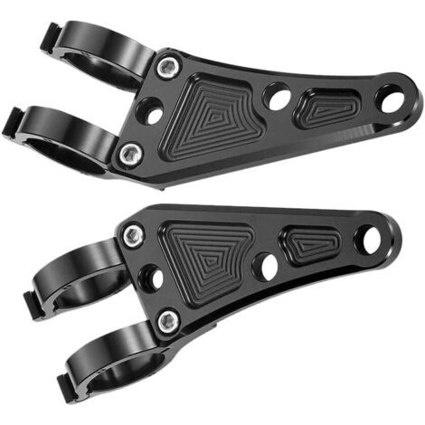 BUNTHAUS Supports de phare de moto , supports de montage universels de fourche de phare de moto, Convient aux tubes de fourche avant de 41 mm (1/5)