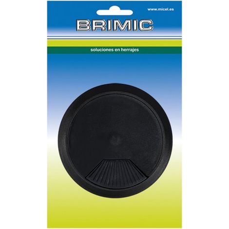 Blister Passacavo Tappo TPC01 Ø60x22mm Nero 90324 EDM
