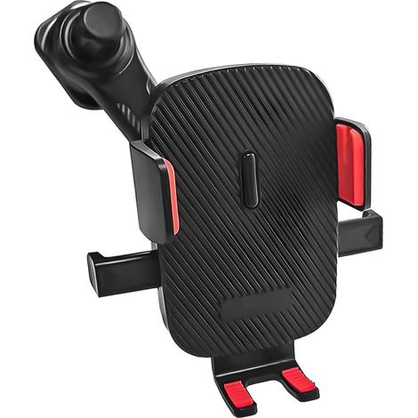 Support De Téléphone De Voiture Air Vent, Porte Téléphone Voiture Ventouse pour Tableau Bord Pare-Brise, Support Telephone Automobile en Plastique ABS Compatible avec Tous Les Smartphones (1/5)
