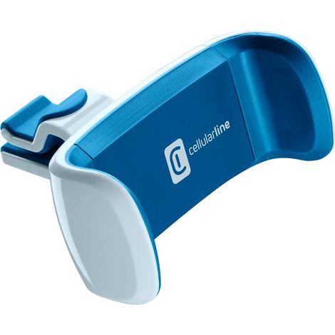 Car Holder - Universal Support Voiture pour Smartphone Ultra-coloré - Orientable à 360 ° - Fixation dans Le Véhicule au Moyen d’Un Crochet aux Grilles d’aération - Bleu