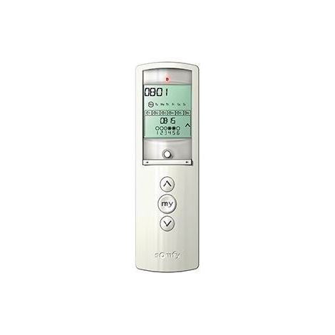 Somfy – Télécommande TELIS 6 Chronis RTS – Programmation automatique – 6 canaux – Portée 200m – Compatible Eolis 3D Wirefree RTS (1/2)