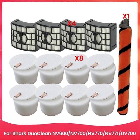 Kit de 13 filtres et brosses pour aspirateur DuoClean NV600, NV700, NV770, NV771 et UV700. Accessoires inclus. (1/5)