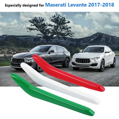 Glänzende Zierleisten für den Frontgrill des Maserati Levante (AU)