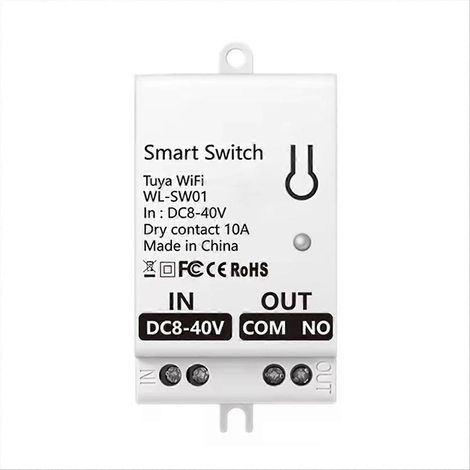 Module de contact sec Tuya Smart WiFi 10 A universel CC 8-40 V (1/5)