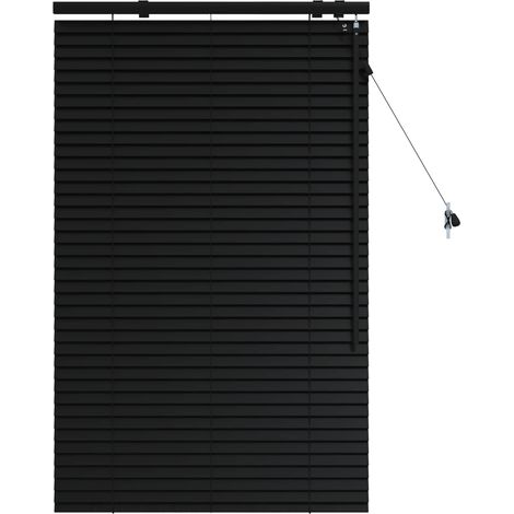 Persiana Veneciana Negro 80 x 130 cm 35 mm vidaXL (1/5)