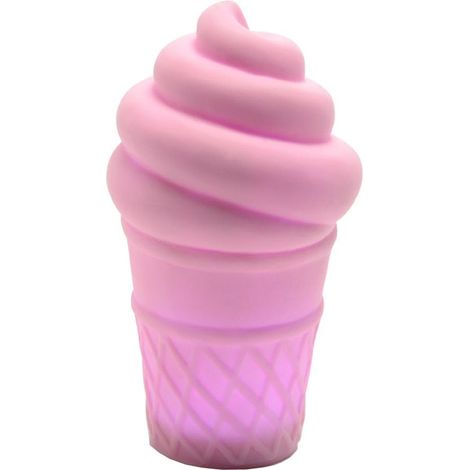Veilleuse Rose clair en forme de Crème Glacée - led