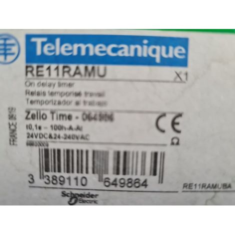 RE11RAMU SCHNEIDER , RELAIS TEMPORIS‚àö√¢ 0,1s-300h Travail , Timer TEMPORISATEUR