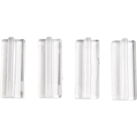 Poignées de meuble en silicone sans perçage, 4 transparentes pour (1/5)