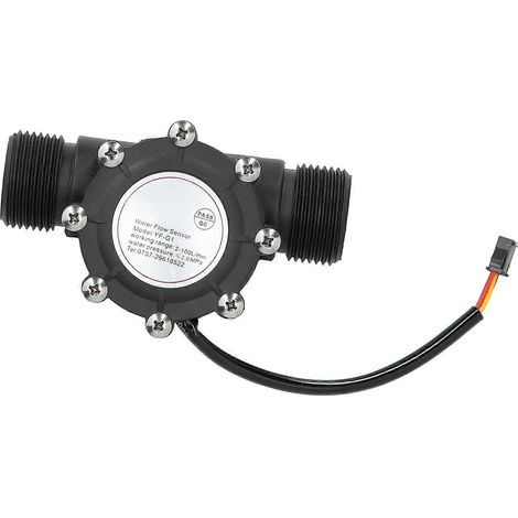 Durchflusssensor, Wasserdurchflussmesser, Zähler, Hallmeter, G1in-Außengewinde, Schwimmbad, DC 524 V, YFG1