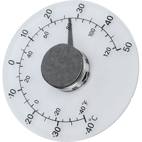 Außenthermometer, selbstklebend, transparent, wasserdicht, Tür- und Fenstertemperaturmesser für Haus und Hof (1/5)
