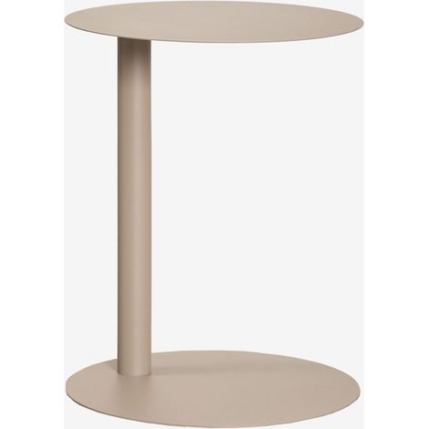 Tavolino rotondo Ø40 cm in acciaio inossidabile Yannik SKLUM