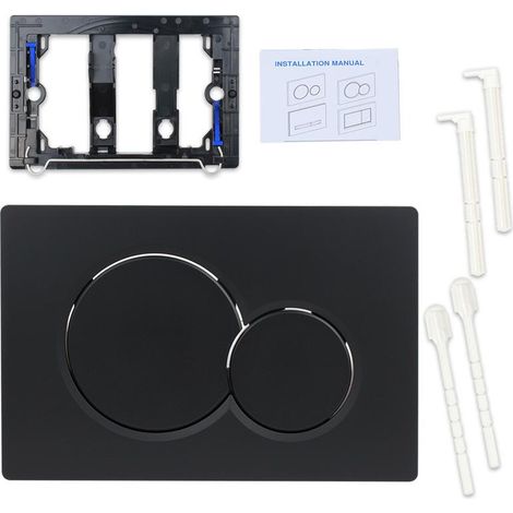 KLVGTIFS PU - Pour plaque de commande double Geberit Sigma01 UP300 (115.770) Noir (1/3)