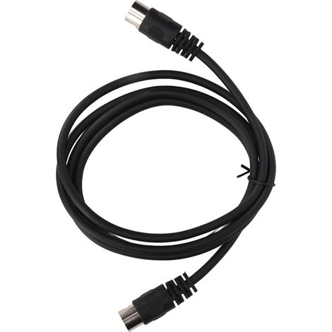 Adaptateur DIN 5 broches mâle vers DIN 5 broches mâle, câble d'extension flexible en PVC de 1,5 m (4,9 pi) pour équipement AV (1/5)
