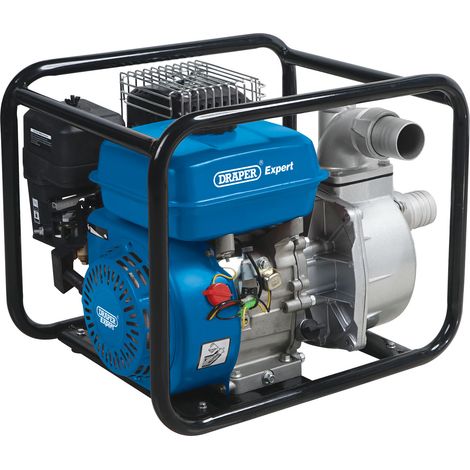 High-Performance Draper 4.8HP Petrol Water Pump with 500L/Min Flow Rate (Model 64065, 50mm Outlet)
